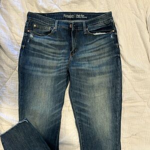 LEVI STRAUSS HIGH RISE ANKLE SKINNY